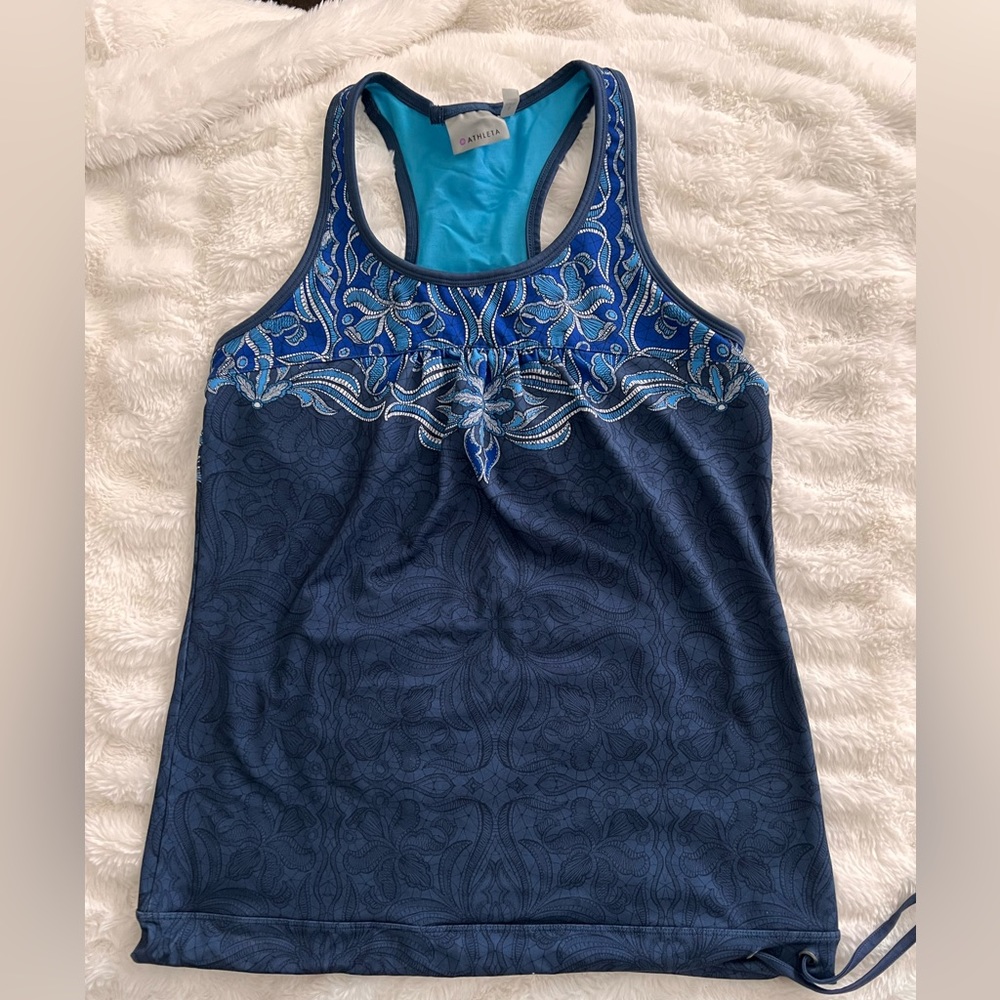 Athleta Blue Tinker Tank - Sz S